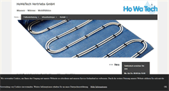 Desktop Screenshot of howatech.com